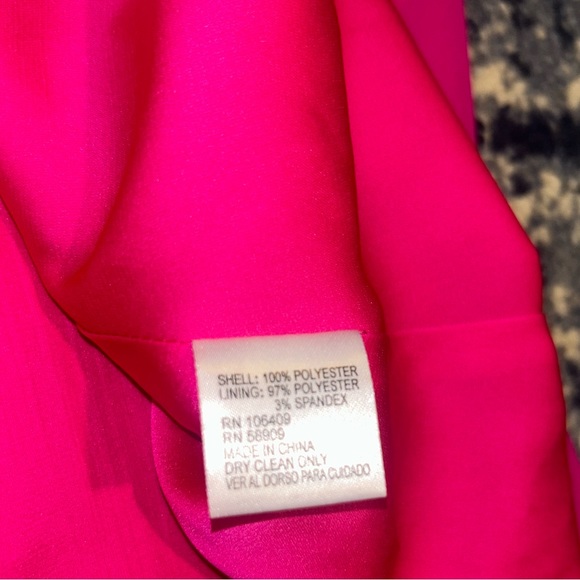 Gianni Bini Bright Pink Women’s Size 0 Multi-layered Dress - Picture 7 of 8